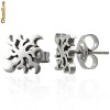 Cercei din inox 6 mm - tribal - cod 127