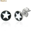 Cercei din inox 6 mm - steluta - cod 92