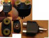 Vand adaptor RCA tata - la 2 RCA mama. Nou, nefolosit