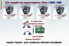 Kit de supraveghere video cu 4 camere de interior si placa de captura