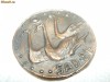 MEDALIE,PLACHETA ,IN RELIEF BRONZ ,VECHE,SAD