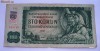Slovacia (Cehoslovacia) - 100 coroane 1961 - 1993 cu timbru - ieftin