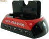 SATA HDD Docking Station - SATA+SATA - cu cit. card si HUB 4303 SATA HDD Docking Station - SATA+SATA - cu cit. card si HUB 4303