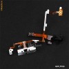 Banda Folie Flex Flexibila Cablu Audio cu Mufa Jack Black si butoane interne Volum Silent Power ORIGINAL Apple iPhone 3G