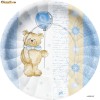 Set de 10 Farfurii  botez 18cm