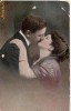 T FOTO 02 Romantica -Indragostiti -circulata de la Sulina la Braila in 1913 -Domnisoarei Verena Poclitar