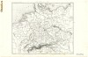Harta litografica Europa  - 1845