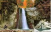 CP196-56 Cascada Casoca -Siriu,  Buzau(in imaginea mica este cascada iarna) -superba -carte postala, necirculata -starea care se vede