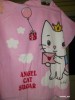 Prosop baie pentru copii 50 X 115 ANGEL CAT SUGAR, tip poncho cu gluga, seamana cu HELLO KITTY NOU