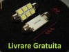 Led leduri auto, C5W Sofit Festoon 6 Smd plafoniera, numere.
