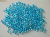 100 margele albastre pentru bijuterii aprox 4x4 mm