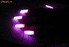 Set 10 unghii false roz glow in the dark