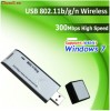 Vand placa de retea adaptor USB 11n 802.11b/g/n 300Mbps WiFi Wireless,usb dongle,chip  11n RTL8191
