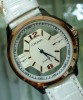 Ceas dama LONGINES, quartz, bratara alba - model ce trebuie vazut!!!!