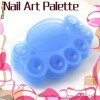 paleta din plastic, pentru combinare tempera acrilica, acryl, acrilic, pictura, constructie modele unghii false, manichiura, pedichiura, nail art 3D