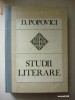D. POPOVICI - STUDII LITERARE D. POPOVICI - STUDII LITERARE