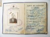 CARTE DE LUCRATOR 1948 CU STAMPILA RPR PESTE STEMA REGALA  **