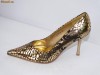 Pantofi de gala pentru femei ,aurii,  - (CHIARA 8815-8 gold) REDUCERE EXCEPTIONALA DE PRET