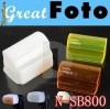 Vand 3 culori Flash Bounce Diffuser pentru Nikon SB-800 E3G