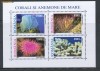 RFL 2001 Colita ROMANIA Corali si Anemone de Mare nestampilata