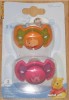 set Suzete 2 bucati pentru fetite,Disney, WINNIE THE POOH, Pigglet si Winnie, roz, de la 3+luni,din silicon,forma orthodontica,NOU! din UK roz+orange