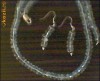 colier si cercei  argint aquamarine / acvamarine naturale