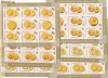 RFL 2006 ROMANIA set 6 colite Monede de Aur, nestampilate , stare foarte buna