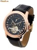 Ceas de lux Calvaneo 1583 Evidence DRG, placat cu aur roz, diamante, automatic! *NOU*