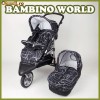 Carucior Bambino World NOU, cu trei roti