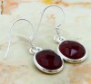 CERCEI ARGINT 925-GARNET QUARTZ-PROMOTIE DE PRIMAVARA