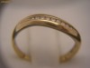 Inel din aur cu 9 diamante naturale 0,10 ct