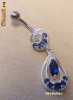 Piercing de Argint pentru buric model 8 (CJL)