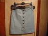 Fusta de jeans, blugi bleu, RECKO, masura 42-44, curea inclusa
