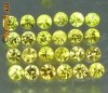 lot 50 safire naturale galbene pt anturaj bijuterii