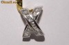 superb pandantiv aur alb 14K cu diamante naturale 0,24CT 1.66gr ieftin