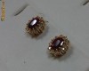 CERCEI aur 14 KT cu diamante naturale ! SUPERBI !