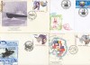 RFL 1987-1993 ROMANIA lot de 8 plicuri cu tematica polara - fauna, navigatie, exploratori RFL 1987-1993 ROMANIA lot de 8 plicuri cu tematica polara - fauna, navigatie, exploratori
