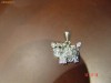 Pandantiv cu cristale swarovski crystal clear