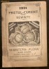 PRETUL-CURENT PENTRU SEMINTE, 1921, SEMINTERIA ''FLORA''
