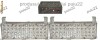 Stroboscop 12X4 LED-uri,lumina portocalie,stroboscop portocaliu,12V-8099