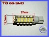 BEC AUTO LED POZITIE T10 (W5W) 66-SMD CULOARE ALB XENON 6000K