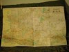 Harta Berlin de Est (97cm x 60cm) + Index - DDR 1980
