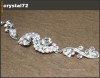 Bratara placata cu aur, cu cristale swarovski clear - bijuterii mireasa Bratara placata cu aur, cu cristale swarovski clear - bijuterii mireasa