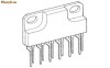 Pwr amp 4*28w, TDA7386-ST