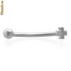 Piercing din inox chirurgical - cod 868 - 1.61/0.29 cm