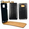 NOU - Husa din piele, DESIGN DEOSEBIT, compatibila cu Samsung Galaxy S 2 / i 9100 / S II