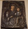 ICOANA PE LEMN FERECATA ALAMA RUSIA FECIOARA MARIA MAICA DOMNULUI SI PRUNCUL ISUS SEC 19