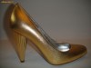 PANTOFI  DOLCE&GABBANA  GOLD LACK  second hand(ORIGINALI IN CUTIE)
