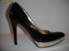PANTOFI  GUCCI BLACK LACK second hand(ORIGINALI IN CUTIE)