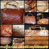 GEANTA FASHION firma LOUIS VUITTON, replica PERFECTA, PIELE ECOLOGICA STANTATA, CULOAREA CIOCOLATEI COMBINATA CU IMITATIE PIELE SARPE